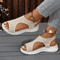 Womens Summer Wedge Sandals  Casual Comfort Platform Sport Sandals In Plus Sizes 6