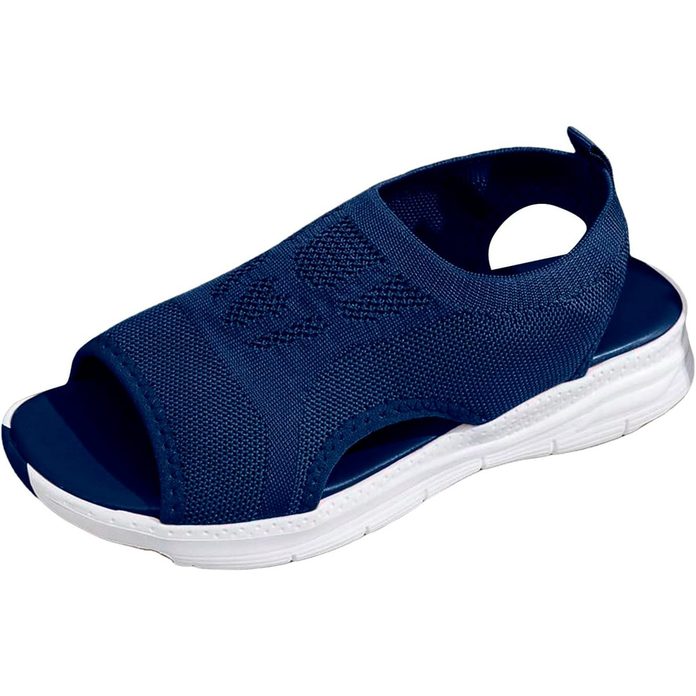 Womens Summer Wedge Sandals  Casual Comfort Platform Sport Sandals In Plus Sizes 10