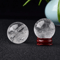 Natural Clear Quartz Crystal Ball 2832mm Healing Stone With Wooden Stand For Meditation Home Deco 2
