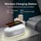 AllinOne Wireless Charger Alarm Clock With LED Display Thermometer 15W Fast Charging Station For