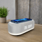 AllinOne Wireless Charger Alarm Clock With LED Display Thermometer 15W Fast Charging Station For