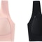 3Pack Ice Silk Seamless Sports Bras WireFree Comfort With AntiSag Support 5