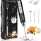 Upgraded 3in1 USB Rechargeable Coffee Frother Egg Beater Mini Blender 3