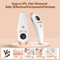 SleekGlide IPL Hair Removal Device With IceCooling Technology Unlimited Flashes 9 Intensity Level 1