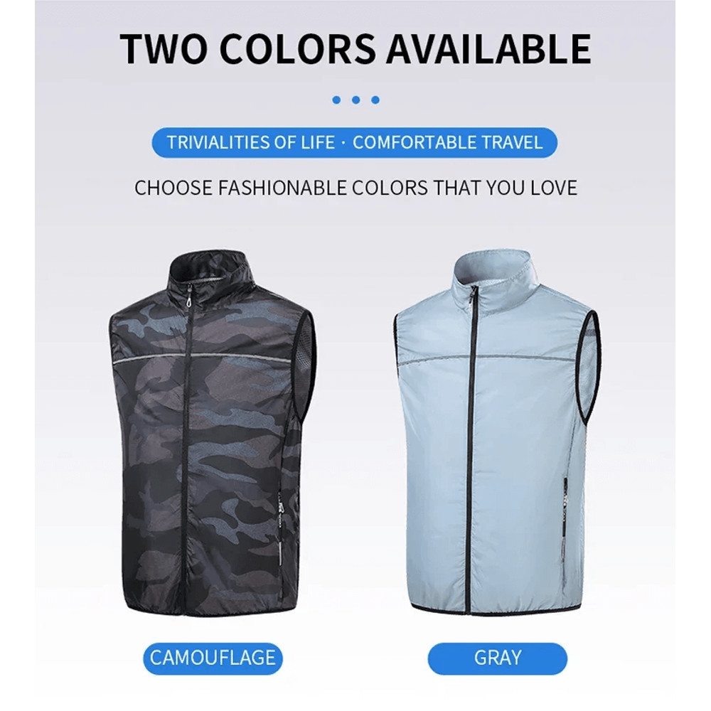 Summer Cooling Fan Vest  Lightweight Wearable Air Conditioner For Outdoor Comfort 6