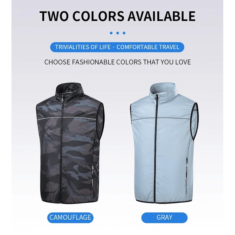 Summer Cooling Fan Vest  Lightweight Wearable Air Conditioner For Outdoor Comfort 6