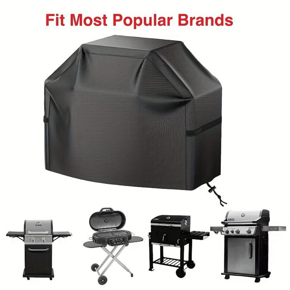 GrillGuard Pro Heavy Duty Waterproof BBQ Cover Heat Stain Resistant AllSeason Protection 0
