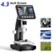 1000X Digital LCD Microscope With Adjustable LED Lighting USB Magnifier For Coins Soldering And Ci