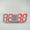 Modern 3D LED Digital Wall Clock With USB Power And Adjustable Brightness For Home Or Office Decor 12