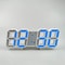 Modern 3D LED Digital Wall Clock With USB Power And Adjustable Brightness For Home Or Office Decor 9