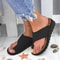 Elegant Wedge Heel Sandals For Women SoftPlatform Home Beach Slides 0