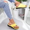 Elegant Wedge Heel Sandals For Women SoftPlatform Home Beach Slides 9