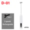 USB Rechargeable Handheld Milk Frother Mini Milk Frother Wand With 3 Speeds Portable USB Rechargea