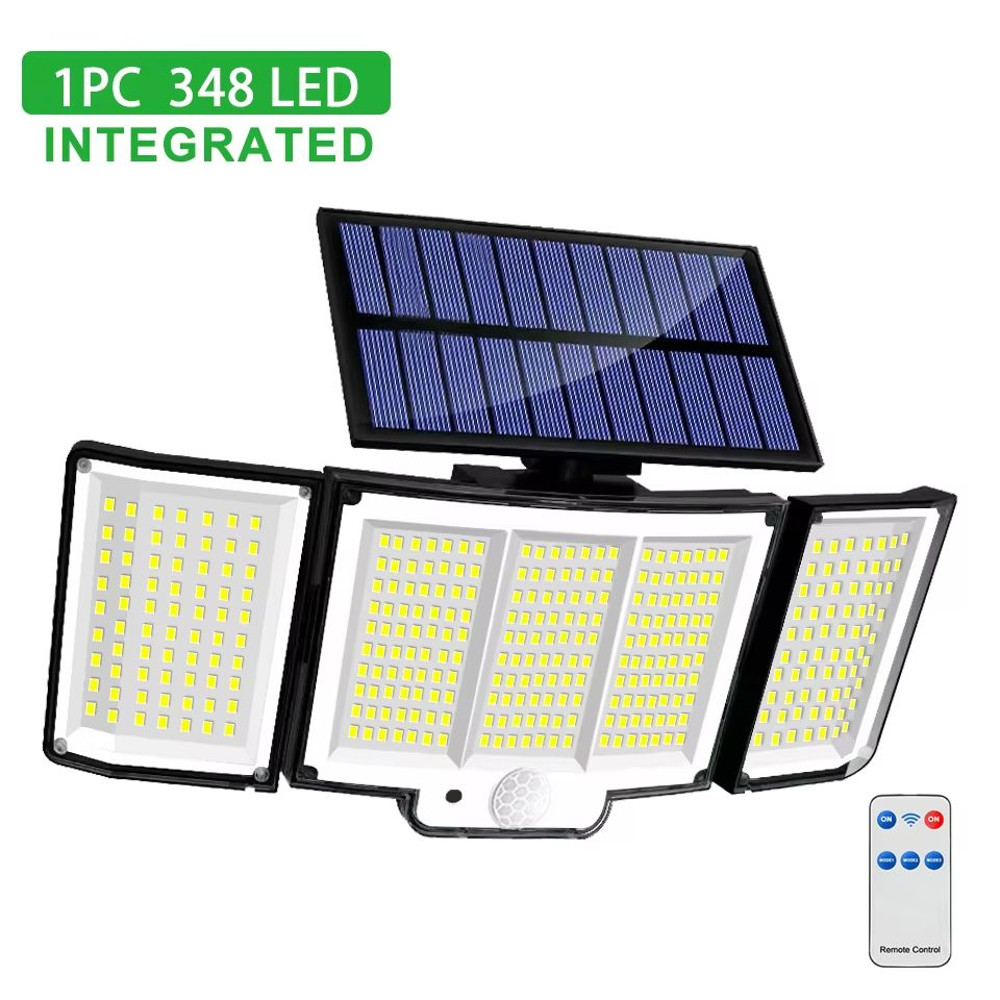 Super Bright Solar Motion Sensor Outdoor Light  328348 LED Waterproof Wall Lamp With 3 Lighting Mod