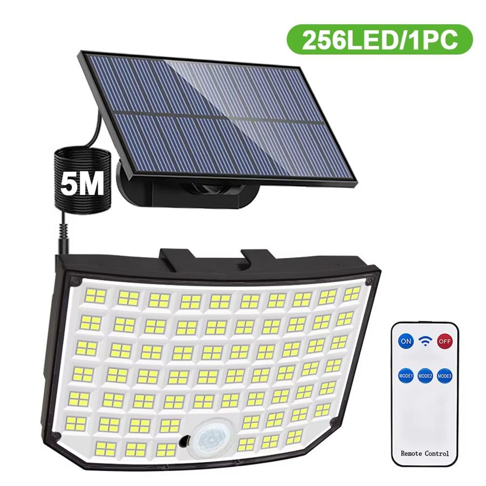 Super Bright Solar Motion Sensor Outdoor Light  328348 LED Waterproof Wall Lamp With 3 Lighting Mod