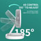Portable Foldable USB Rechargeable Mini Fan For Desk Or Wall Mount Compact Cooling Fan For Travel