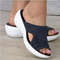 Womens Plus Size Wedge Sandals  Comfortable Summer Slides And Party Footwear 3