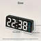 Modern LED Digital Alarm Clock With Temperature Display And Night Light Sleek Desktop Clock For Be