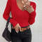Y2K Rib Knit VNeck Pullover Long Sleeve Autumn Winter Sweater For Women 12