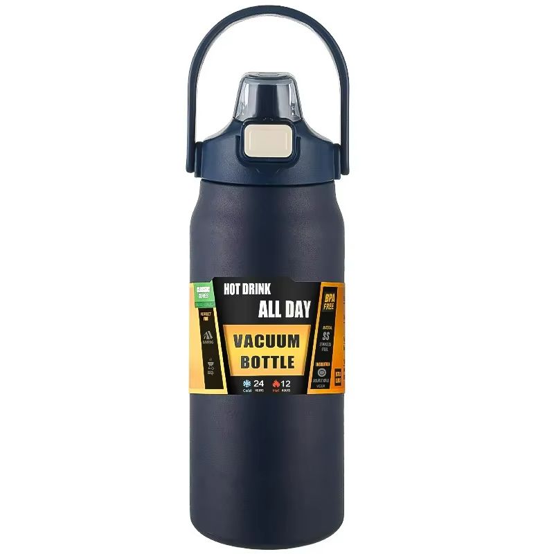 HydraGuarddrink Stainless Steel Thermal Water Bottle With Straw Hot Cold Temperature Lock 8