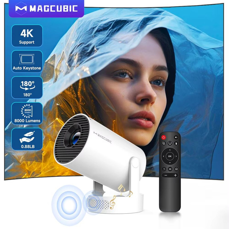 Magcubic HY300 Pro 4K Smart Mini Projector With Android 11 WiFi6  Bluetooth 54 0