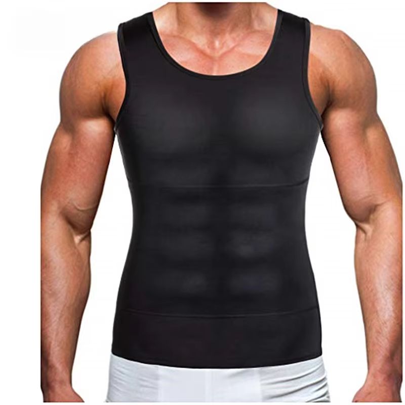 Mens Slimming Compression Vest Tummy Control Shapewear For Waist Trimming And Posture Support 0