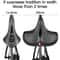 WEST BIKING Ergonomic Bike Seat Soft Wide Cushion Saddle For MTB And Road Cycling 4