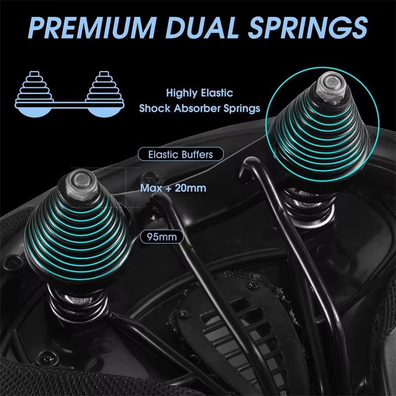 WEST BIKING Ergonomic Bike Seat Soft Wide Cushion Saddle For MTB And Road Cycling 5