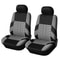 Universal Front Car Seat Covers Comfortable Tire Track Embossed Fabric For Stylish Auto Interior P 7