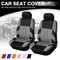 Universal Front Car Seat Covers Comfortable Tire Track Embossed Fabric For Stylish Auto Interior P 0