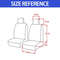 Universal Front Car Seat Covers Comfortable Tire Track Embossed Fabric For Stylish Auto Interior P 5