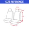 Universal Front Car Seat Covers Comfortable Tire Track Embossed Fabric For Stylish Auto Interior P 5