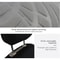 Universal Front Car Seat Covers Comfortable Tire Track Embossed Fabric For Stylish Auto Interior P 1