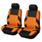 Universal Front Car Seat Covers Comfortable Tire Track Embossed Fabric For Stylish Auto Interior P 12