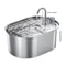 Smart Stainless Steel Cat Water Fountain Automatic Pet Water Dispenser With Filtered Circulation F