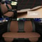 Breathable Linen Car Seat Cover Set Summer Cushion For Front Rear Seats Sedan SUV Pickup 12