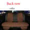 Breathable Linen Car Seat Cover Set Summer Cushion For Front Rear Seats Sedan SUV Pickup 16
