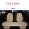 Breathable Linen Car Seat Cover Set Summer Cushion For Front Rear Seats Sedan SUV Pickup 7
