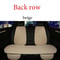 Breathable Linen Car Seat Cover Set Summer Cushion For Front Rear Seats Sedan SUV Pickup 7