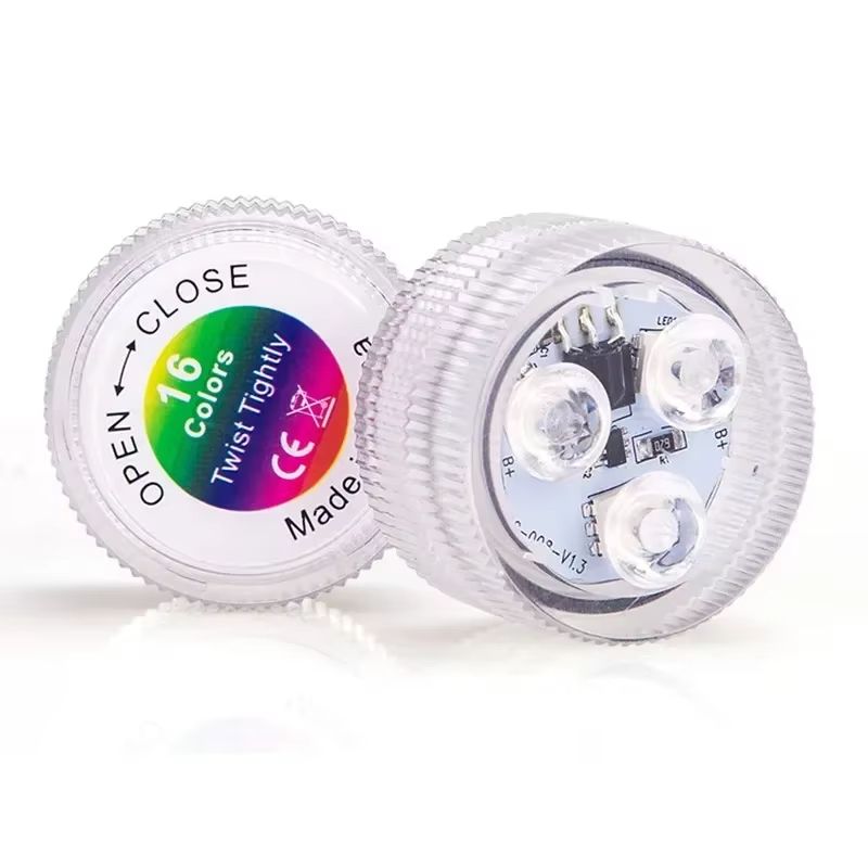 Waterproof LED Pool Lights  BatteryPowered RGB Submersible Decor For Parties  Weddings 5