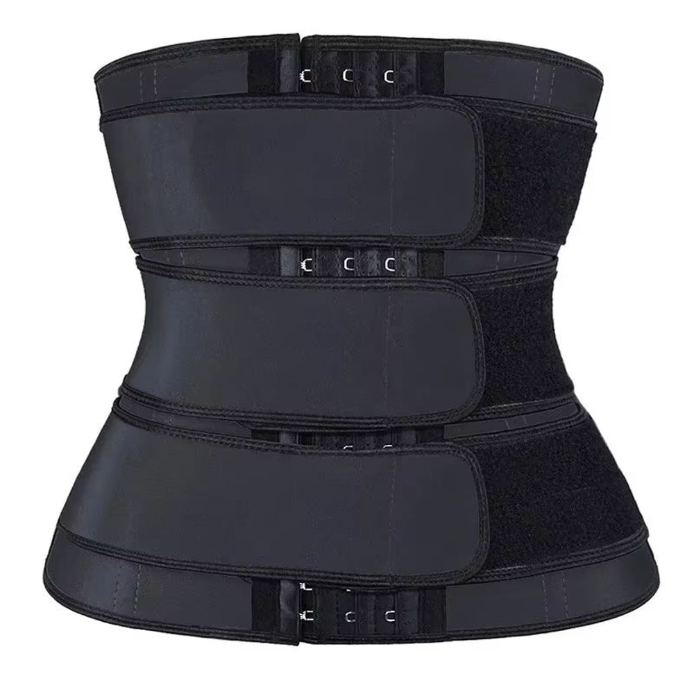 Mens Neoprene Waist Trainer Sweat Slimming Belt Abdomen Compression Shaper 8