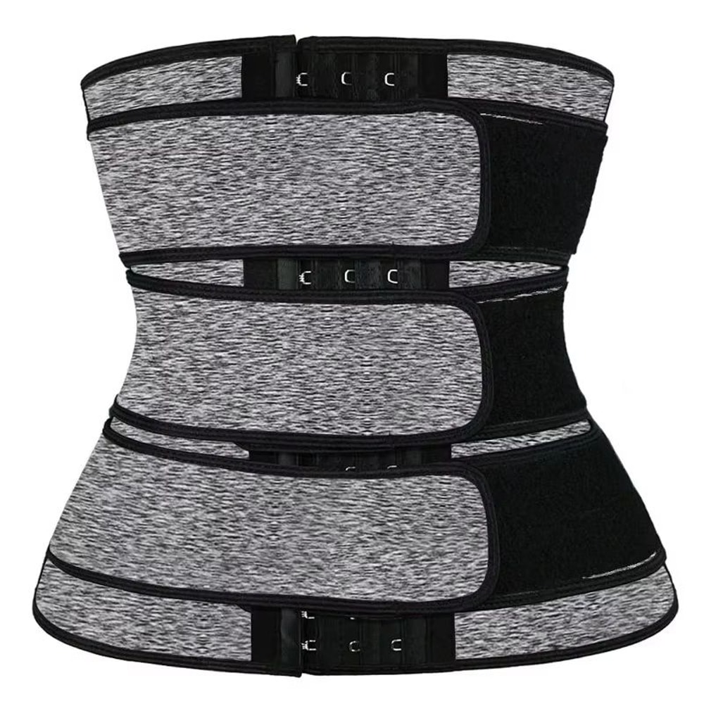Mens Neoprene Waist Trainer Sweat Slimming Belt Abdomen Compression Shaper 9