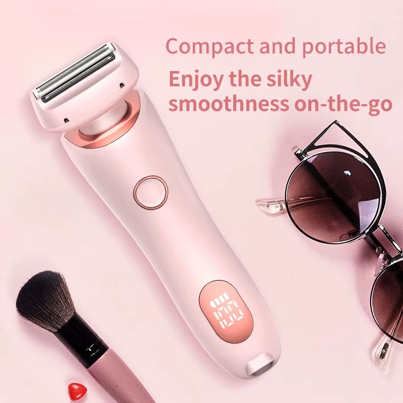 Portable Waterproof Bikini Trimmer And Painless Electric Hair Shaver For Women 4
