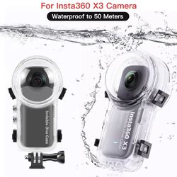 invisible dive case for insta360 x3 – 50m waterproof protective housing for deep underwater adventure