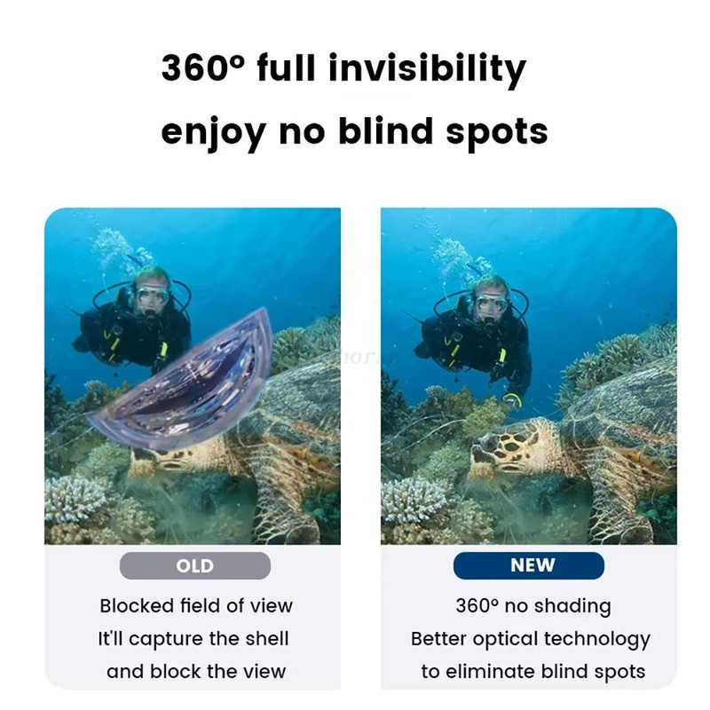 Invisible Dive Case For Insta360 X3  50M Waterproof Protective Housing For Deep Underwater Adventur 1