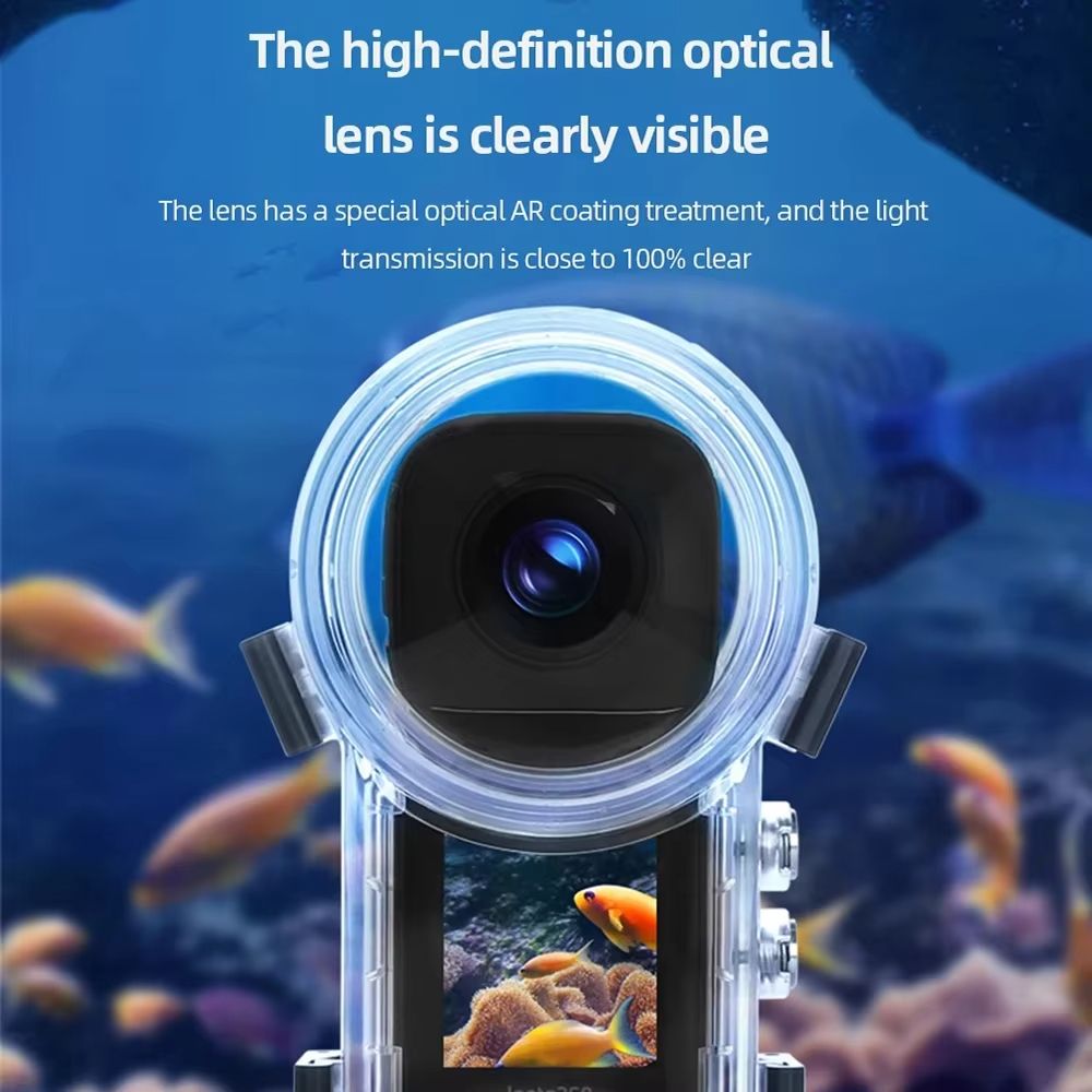 Invisible Dive Case For Insta360 X3  50M Waterproof Protective Housing For Deep Underwater Adventur 4