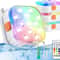 Rechargeable Underwater Pool Lights RemoteControlled LED Submersible Lights With Timer Color Chan 0
