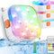 Rechargeable Underwater Pool Lights RemoteControlled LED Submersible Lights With Timer Color Chan 0