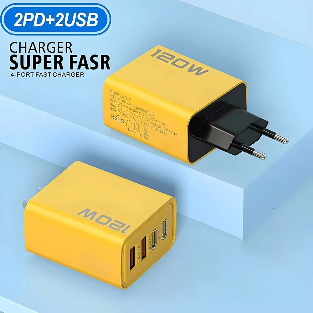 UltraCharge 4 Port USBC PD Fast Charging Adapter 3