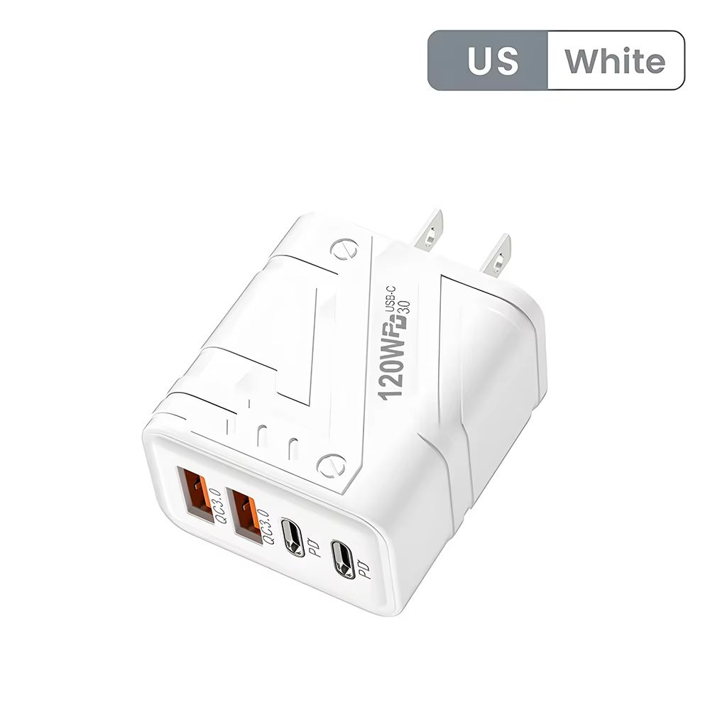 UltraCharge 4 Port USBC PD Fast Charging Adapter 14